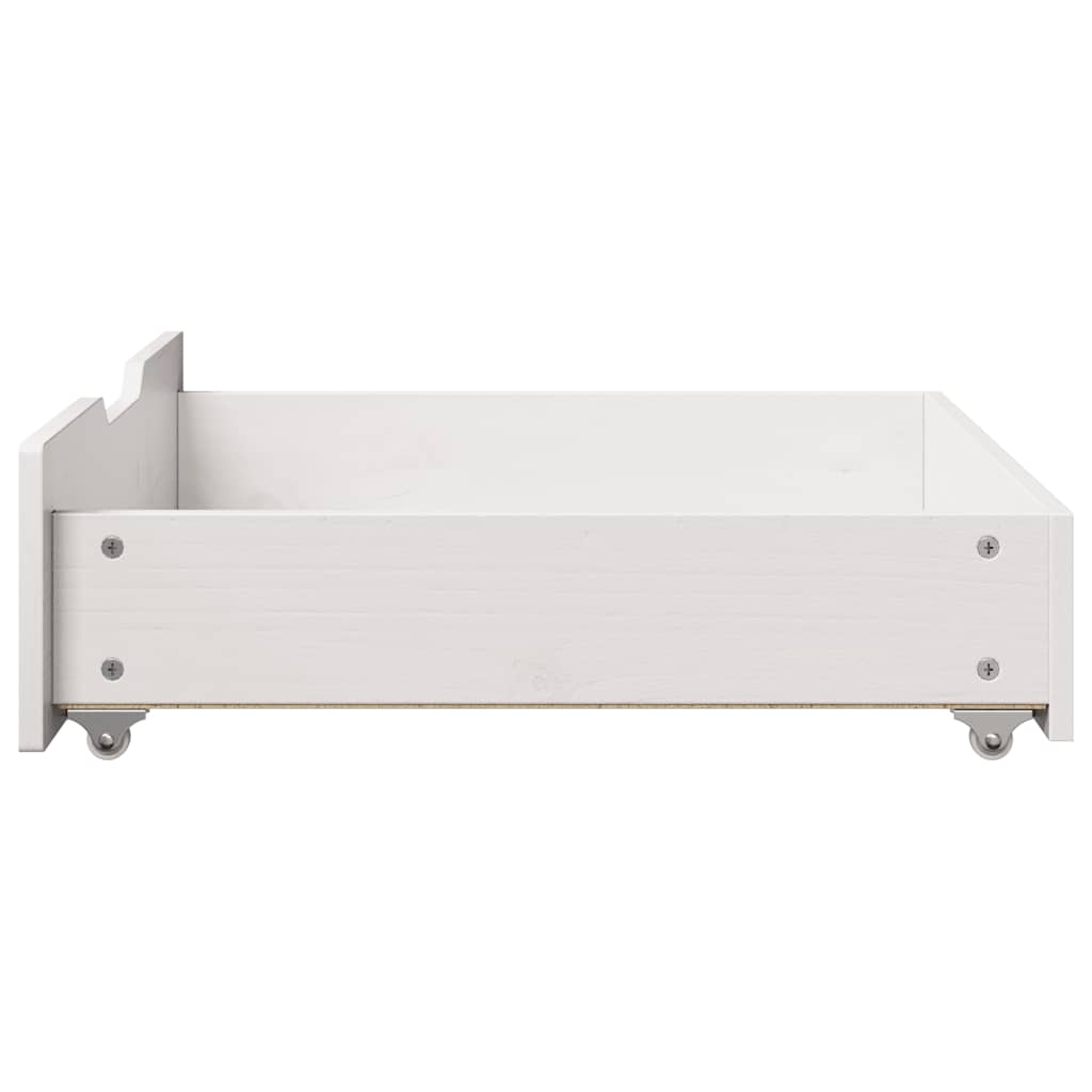 Bedlades 2 st 75x55x17 cm massief grenenhout wit is nu te koop bij PeponiXL, paradijselijk wonen!