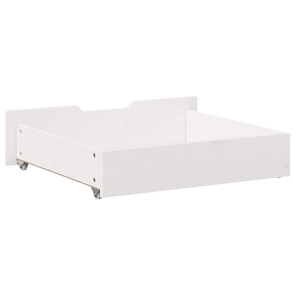 Bedlades 2 st 75x55x17 cm massief grenenhout wit is nu te koop bij PeponiXL, paradijselijk wonen!