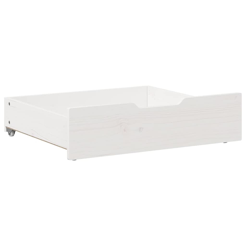 Bedlades 2 st 65x55x17 cm massief grenenhout wit is nu te koop bij PeponiXL, paradijselijk wonen!