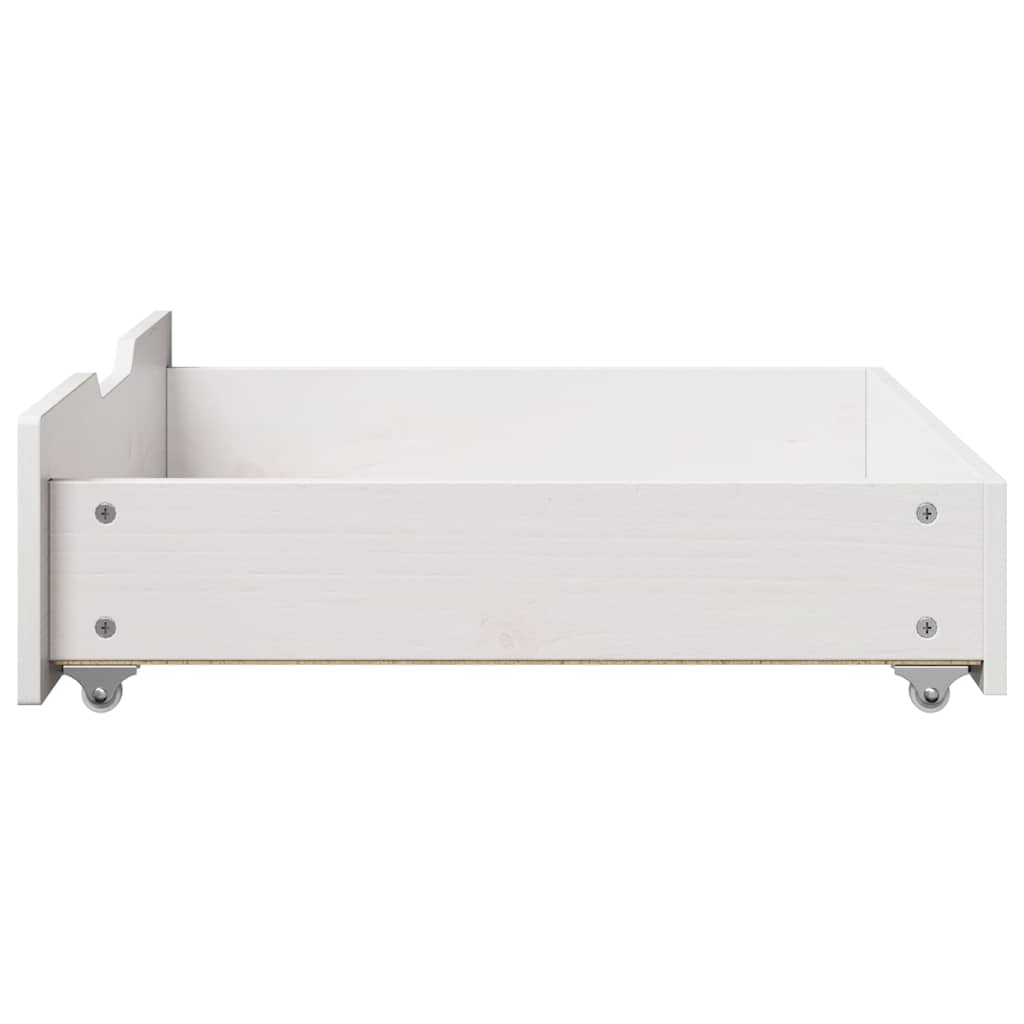 Bedlades 2 st 65x55x17 cm massief grenenhout wit is nu te koop bij PeponiXL, paradijselijk wonen!