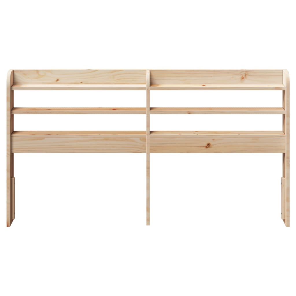 Hoofdbord met schappen 160 cm massief grenenhout is nu te koop bij PeponiXL, paradijselijk wonen!