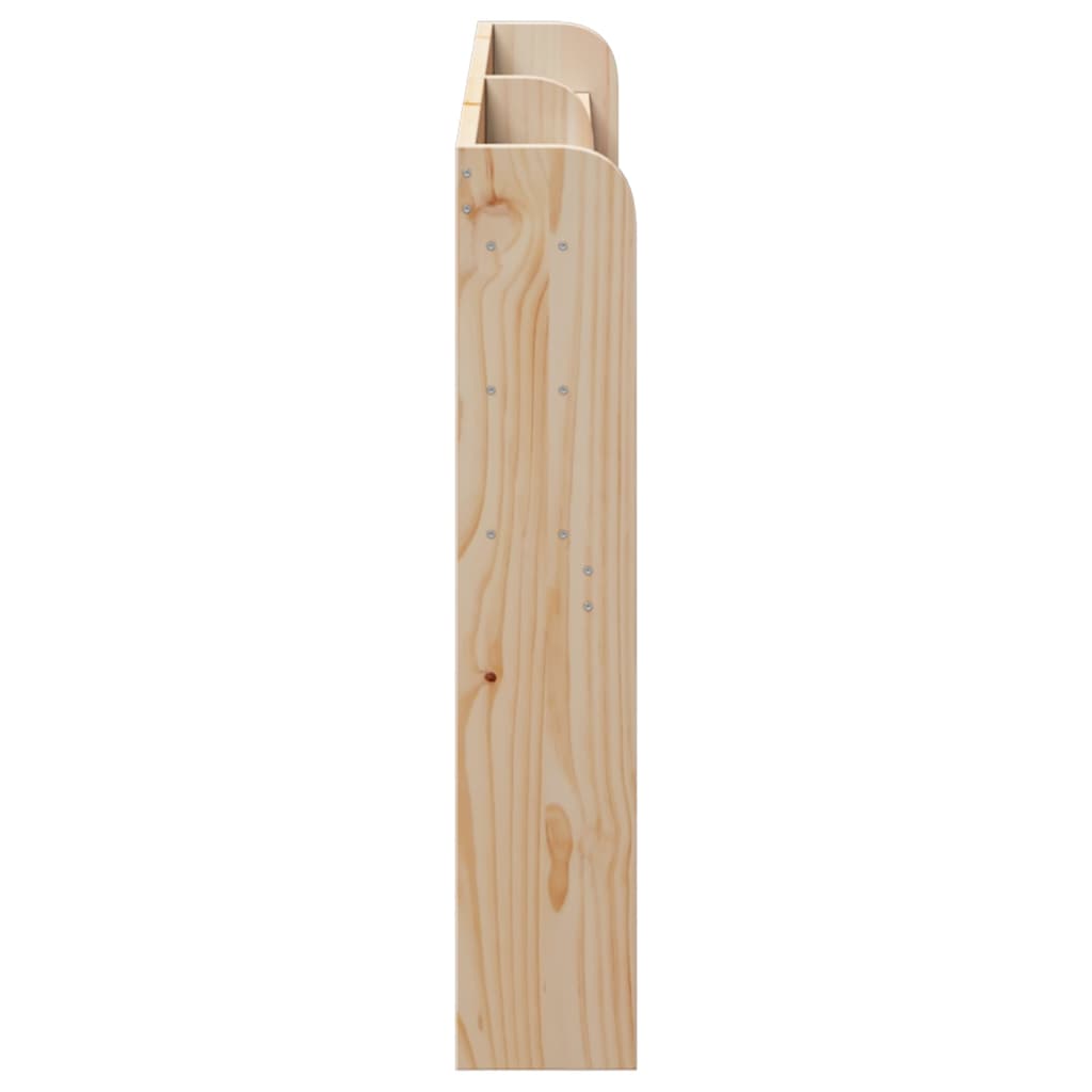 Hoofdbord met schappen 150 cm massief grenenhout is nu te koop bij PeponiXL, paradijselijk wonen!