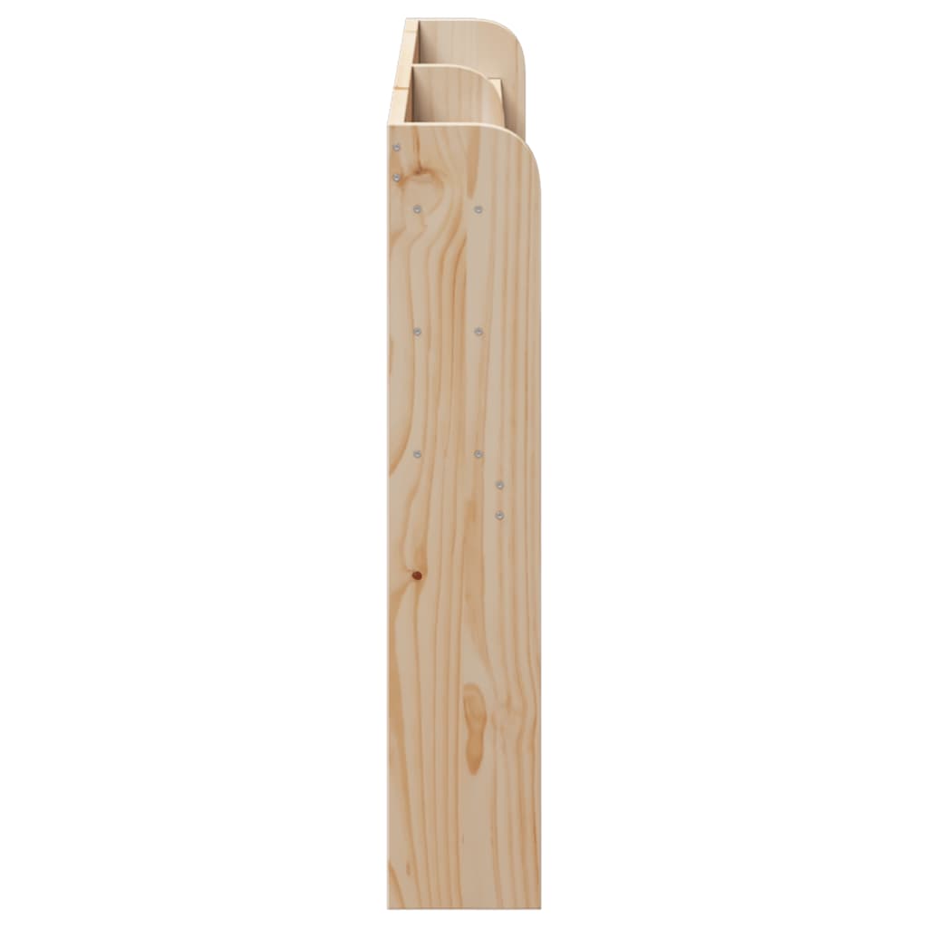 Hoofdbord met schappen 140 cm massief grenenhout is nu te koop bij PeponiXL, paradijselijk wonen!
