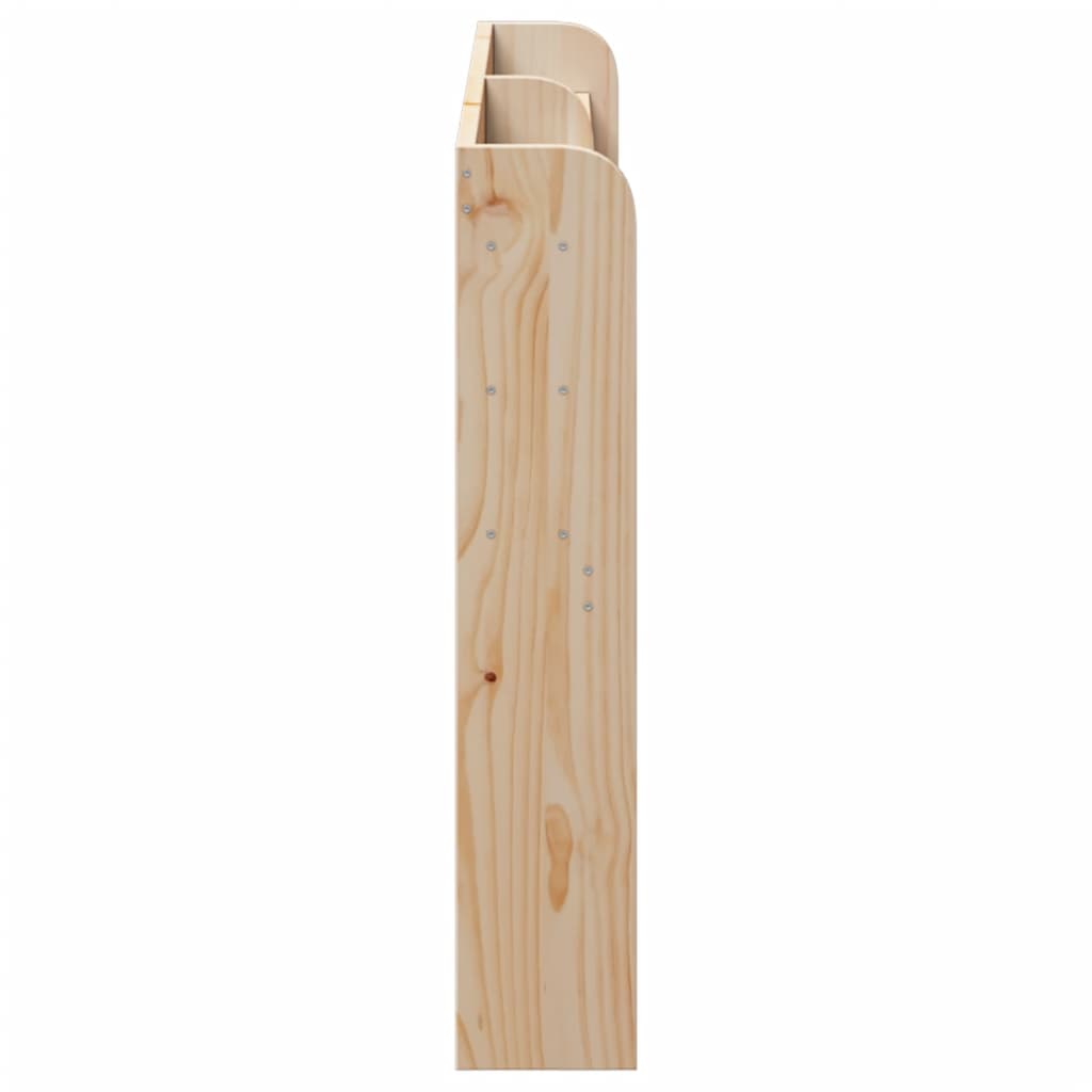 Hoofdbord met schappen 120 cm massief grenenhout is nu te koop bij PeponiXL, paradijselijk wonen!