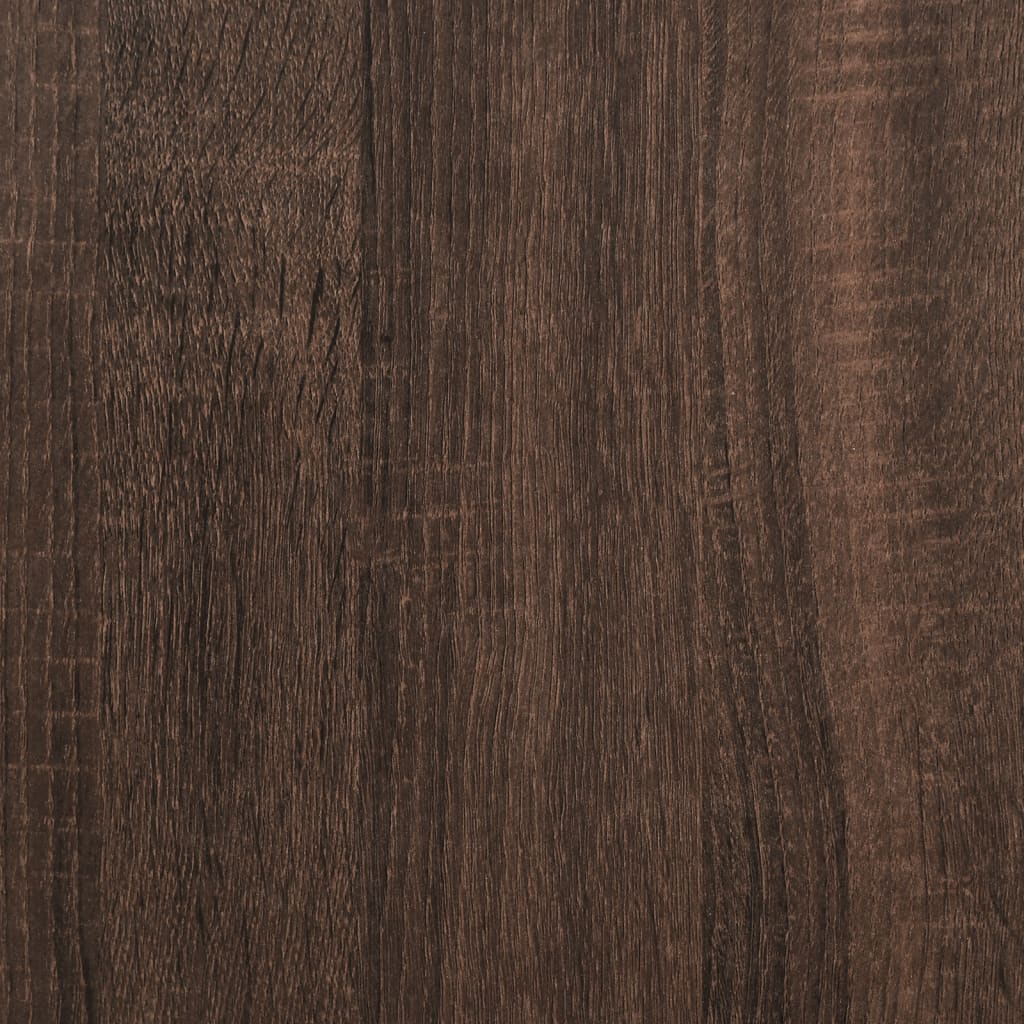 Bedframe zonder matras bewerkt hout bruin eikenkleur 100x200 cm is nu te koop bij PeponiXL, paradijselijk wonen!