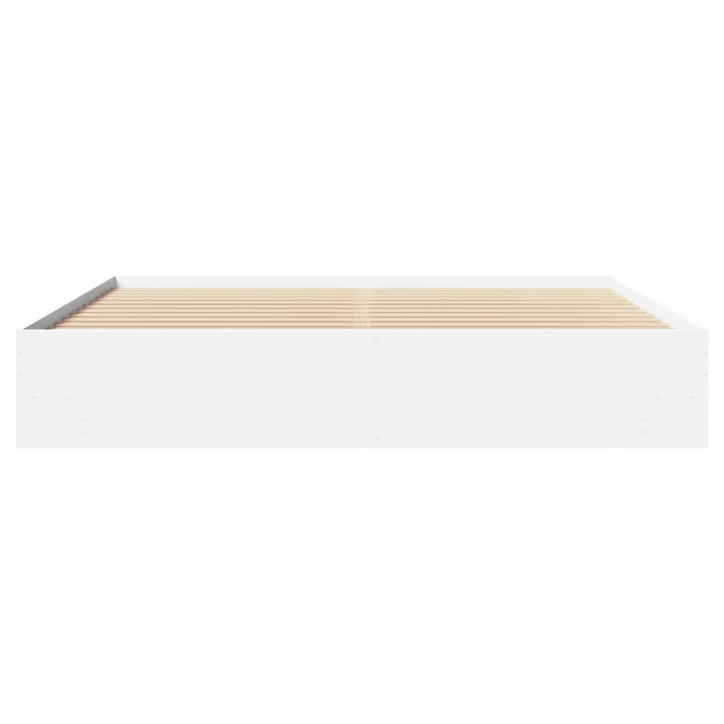 Bedframe zonder matras 180x200 cm spaanplaat wit is nu te koop bij PeponiXL, paradijselijk wonen!