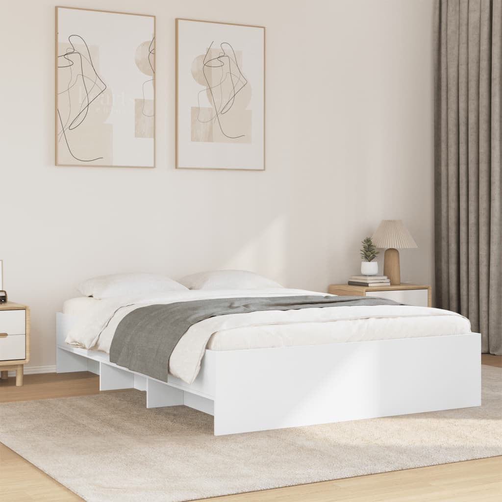 Bedframe massief hout wit 120x200 cm is nu te koop bij PeponiXL, paradijselijk wonen!