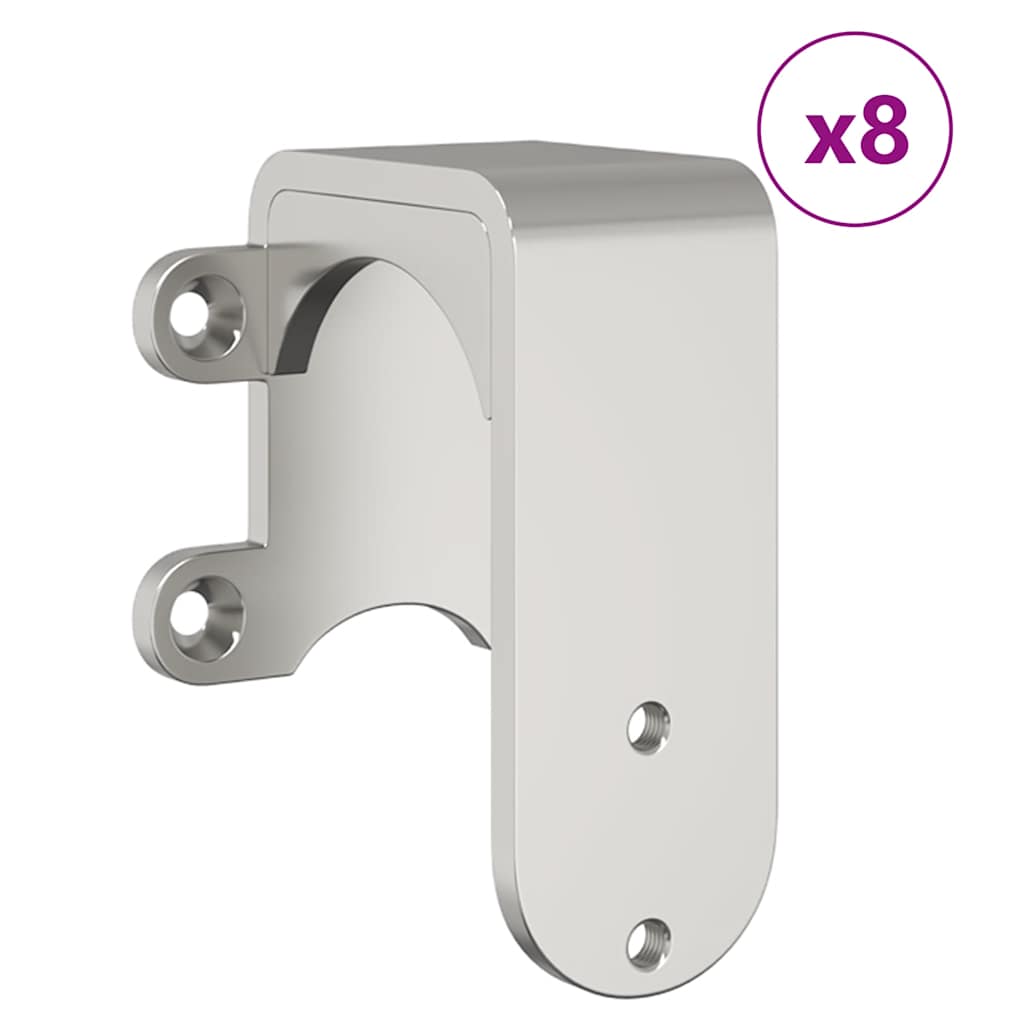 Schuifdeur onderdelenset 366 cm roestvrij staal zilverkleurig is nu te koop bij PeponiXL, paradijselijk wonen!
