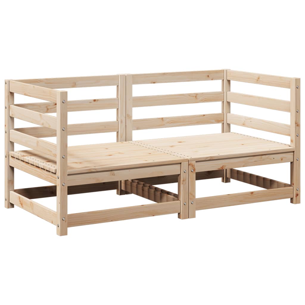 2-delige Loungeset massief grenenhout is nu te koop bij PeponiXL, paradijselijk wonen!