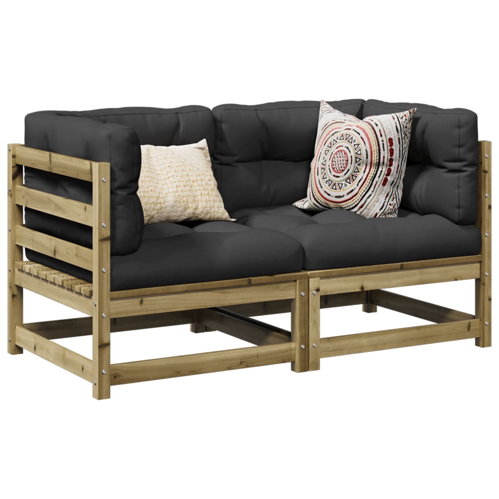 2-delige Loungeset geïmpregneerd grenenhout is nu te koop bij PeponiXL, paradijselijk wonen!
