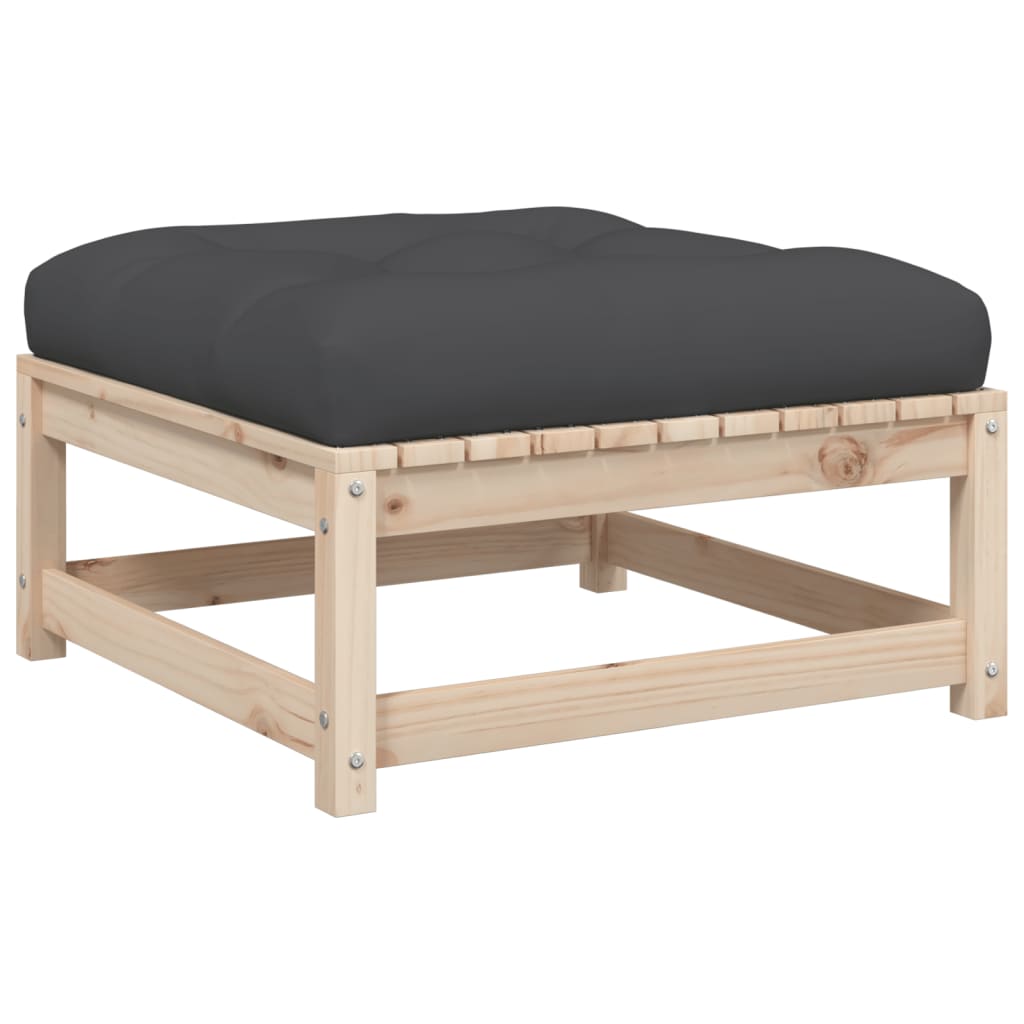 3-delige Loungeset met kussens massief grenenhout is nu te koop bij PeponiXL, paradijselijk wonen!