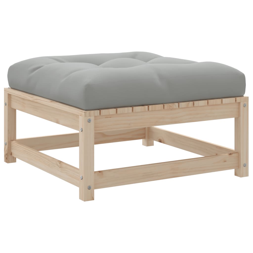 3-delige Loungeset met kussens massief grenenhout is nu te koop bij PeponiXL, paradijselijk wonen!