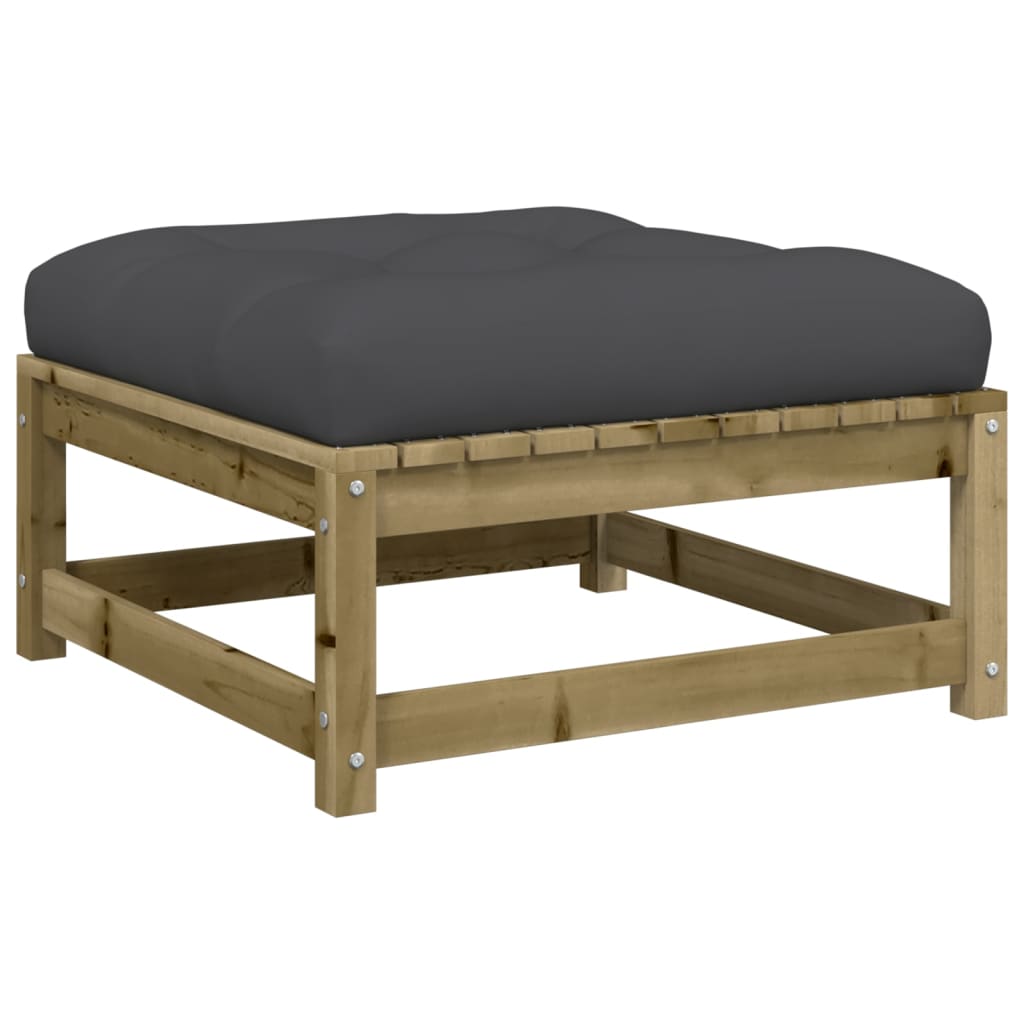 3-delige Loungeset met kussens geïmpregneerd grenenhout is nu te koop bij PeponiXL, paradijselijk wonen!