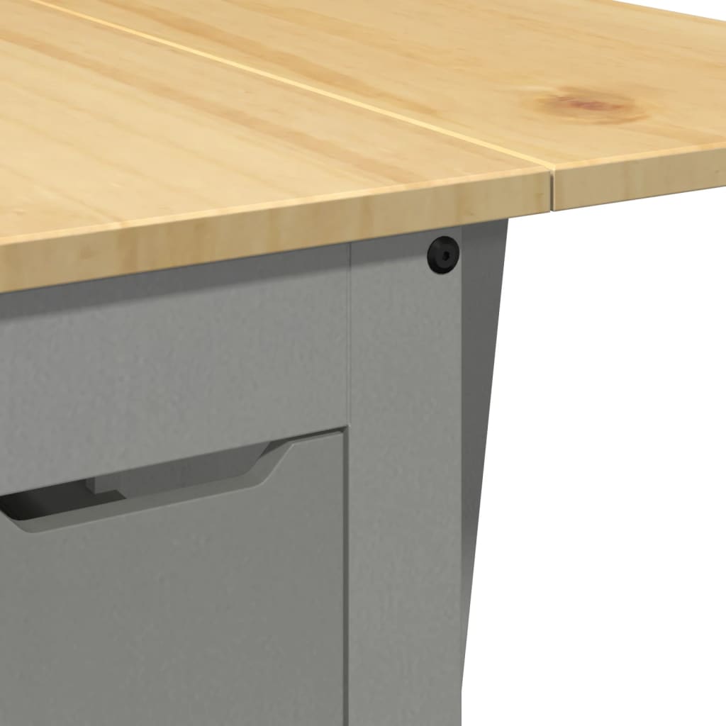 5-delige Eethoek Corona inklapbaar grenenhout grijs is nu te koop bij PeponiXL, paradijselijk wonen!