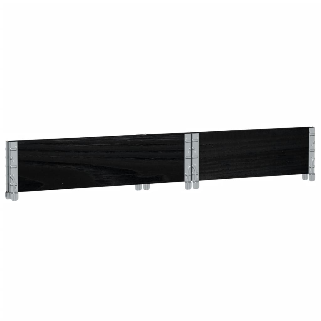 Palletopzetrand 80x60 cm massief grenenhout zwart is nu te koop bij PeponiXL, paradijselijk wonen!