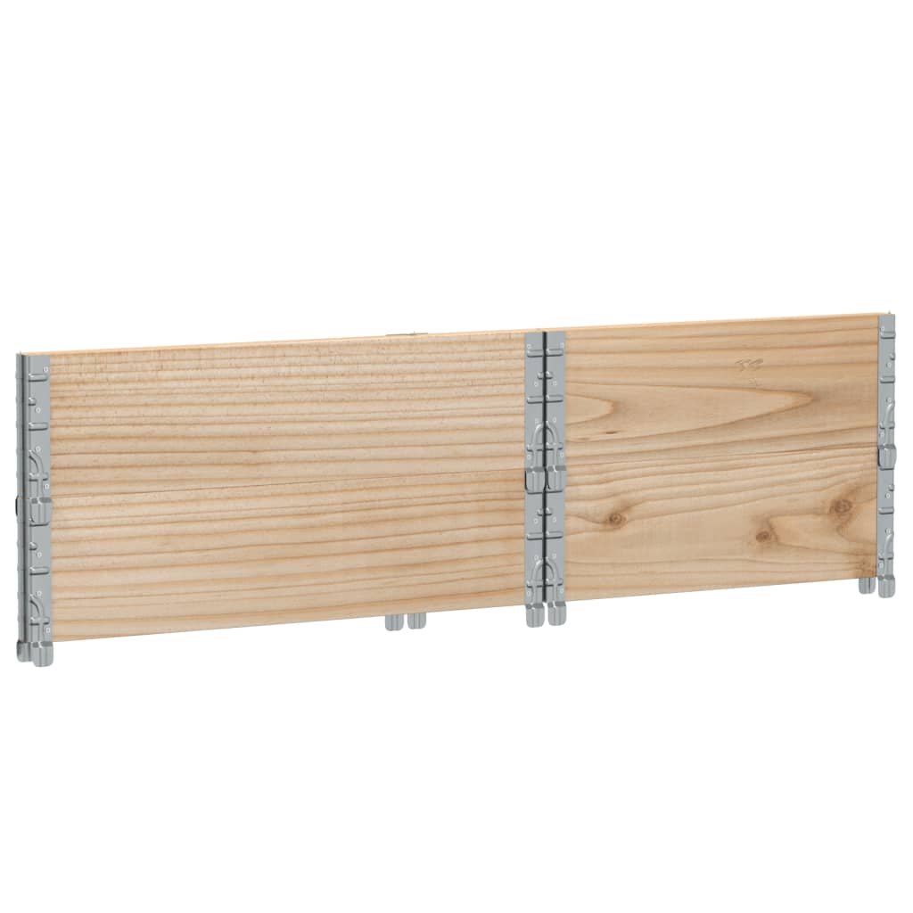Palletopzetranden 2 st 80x60 cm massief grenenhout is nu te koop bij PeponiXL, paradijselijk wonen!