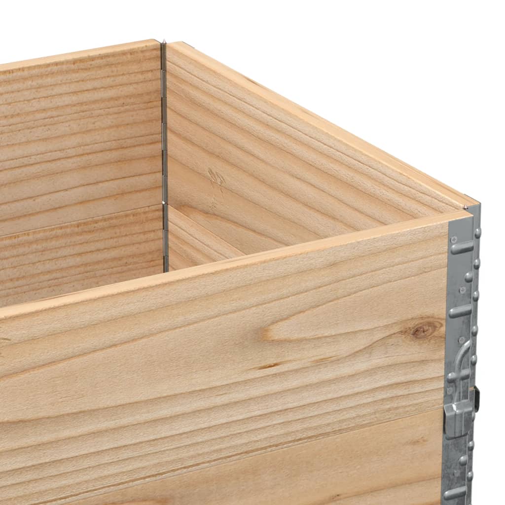 Palletopzetranden 2 st 80x60 cm massief grenenhout is nu te koop bij PeponiXL, paradijselijk wonen!