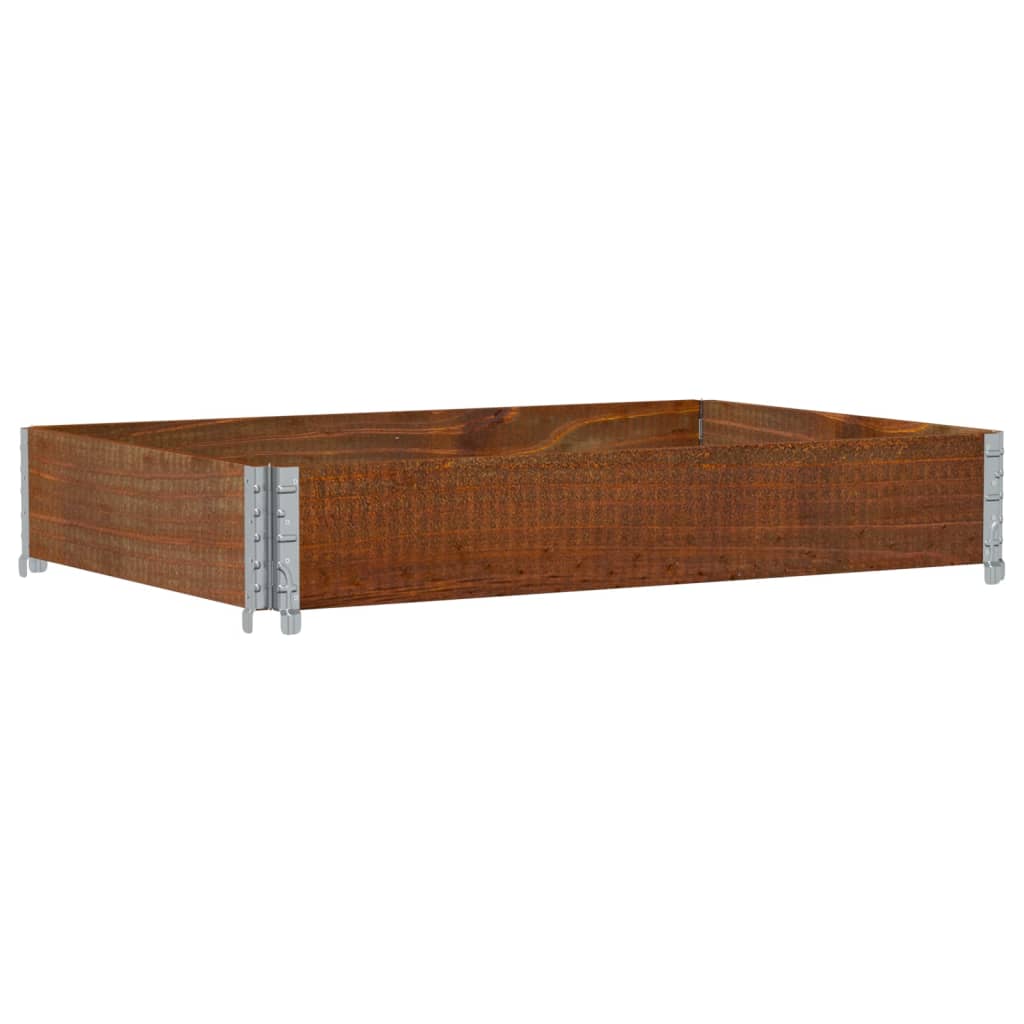 Palletopzetrand 120x80 cm massief grenenhout bruin is nu te koop bij PeponiXL, paradijselijk wonen!
