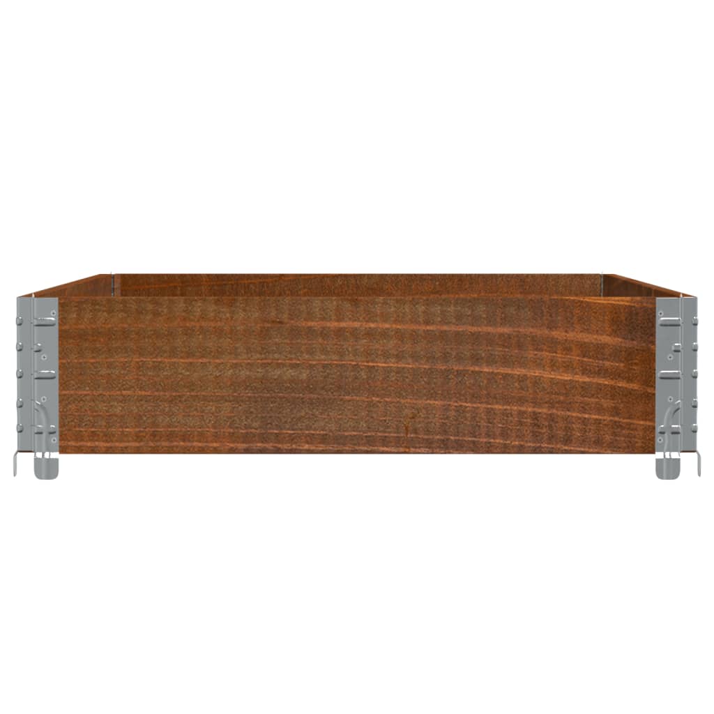 Palletopzetrand 120x80 cm massief grenenhout bruin is nu te koop bij PeponiXL, paradijselijk wonen!