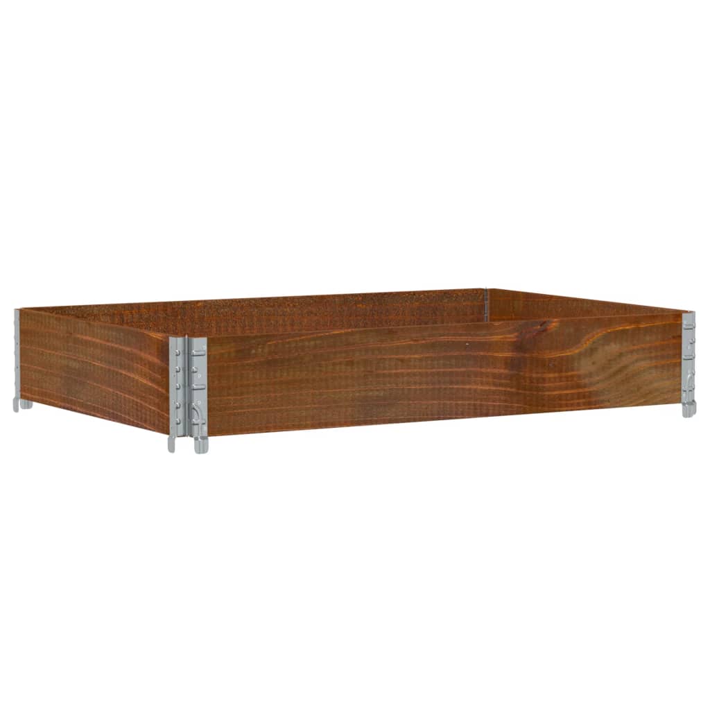 Palletopzetrand 120x80 cm massief grenenhout bruin is nu te koop bij PeponiXL, paradijselijk wonen!