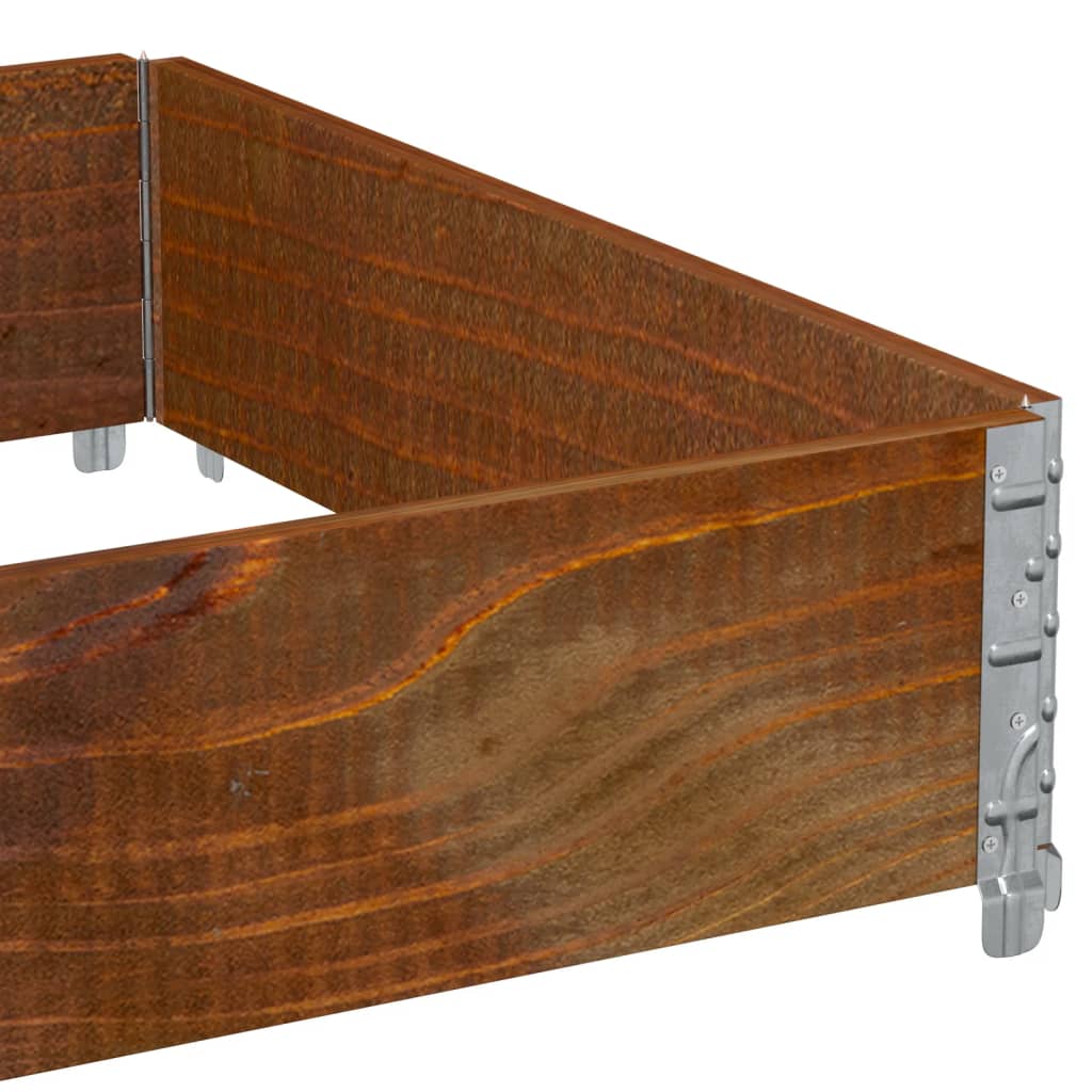 Palletopzetrand 120x80 cm massief grenenhout bruin is nu te koop bij PeponiXL, paradijselijk wonen!