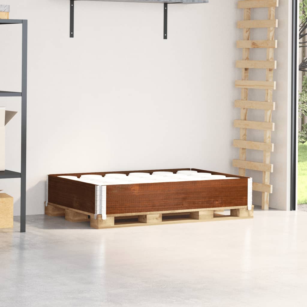 Palletopzetrand 120x80 cm massief grenenhout bruin is nu te koop bij PeponiXL, paradijselijk wonen!