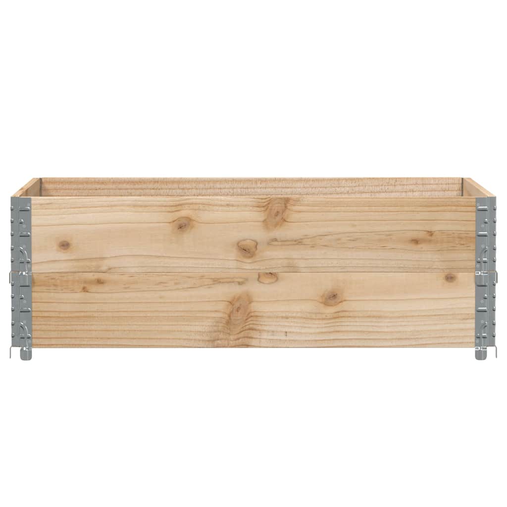 Palletopzetranden 2 st 120x80 cm massief grenenhout is nu te koop bij PeponiXL, paradijselijk wonen!