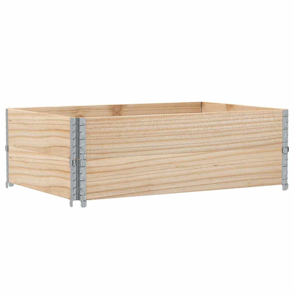 Palletopzetranden 2 st 120x80 cm massief grenenhout is nu te koop bij PeponiXL, paradijselijk wonen!