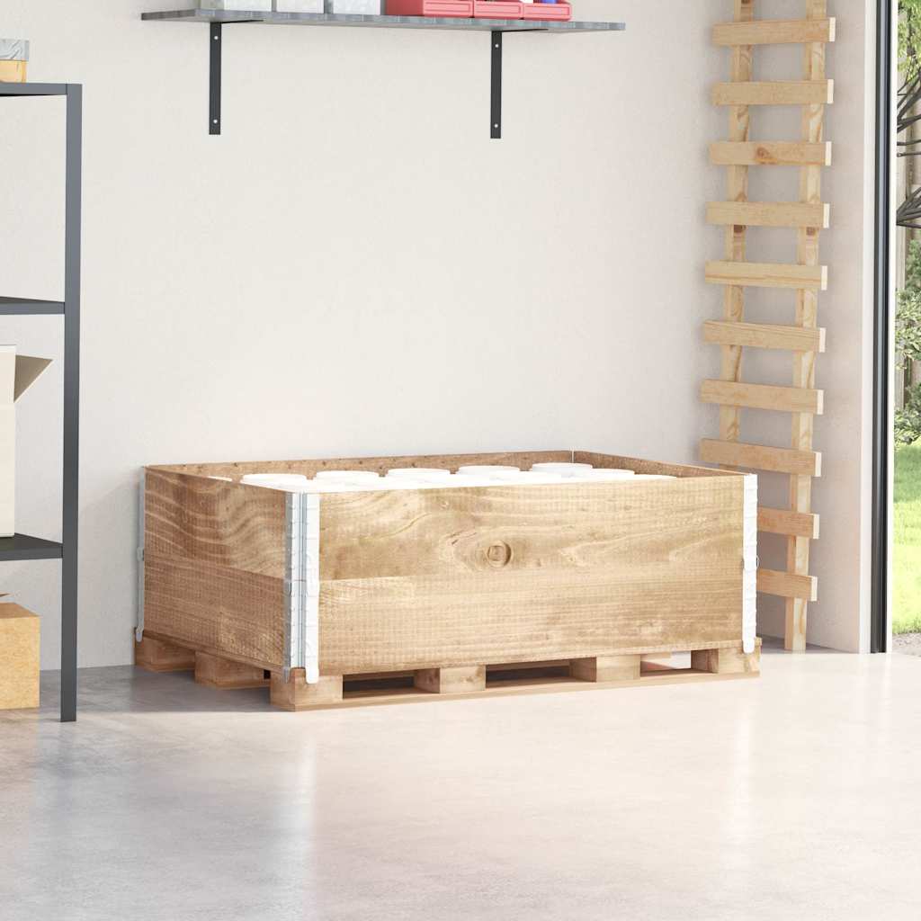 Palletopzetranden 2 st 120x80 cm massief grenenhout is nu te koop bij PeponiXL, paradijselijk wonen!