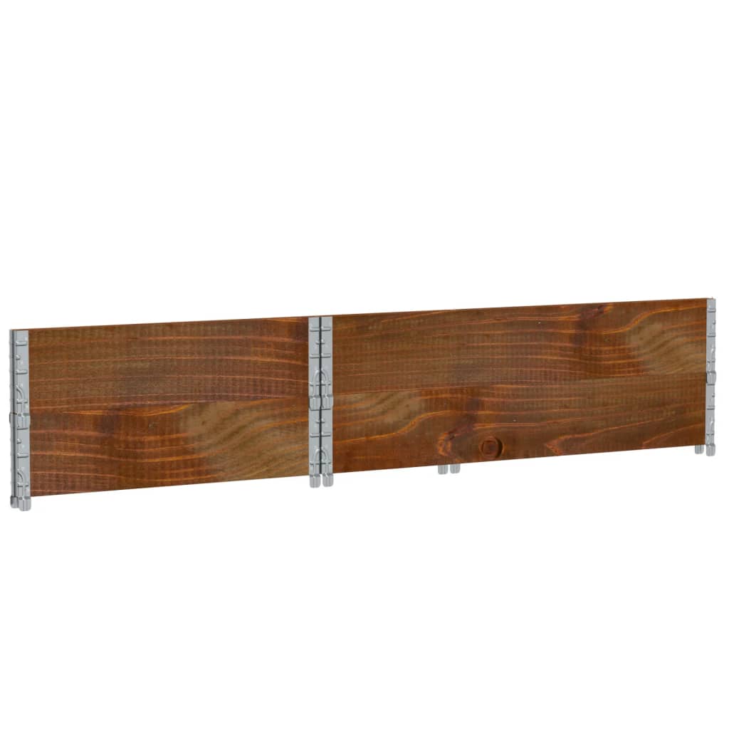 Palletopzetranden 2 st 120x80 cm massief grenenhout bruin is nu te koop bij PeponiXL, paradijselijk wonen!