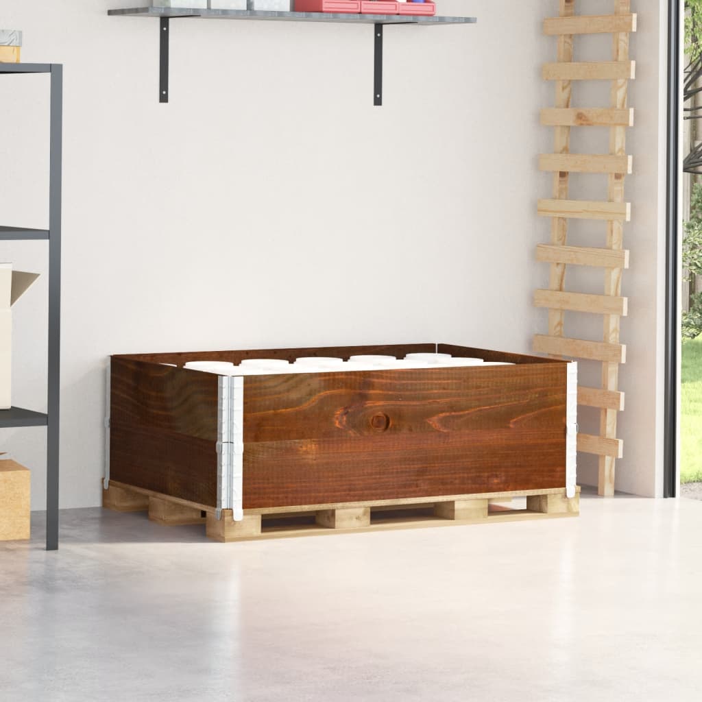 Palletopzetranden 2 st 120x80 cm massief grenenhout bruin is nu te koop bij PeponiXL, paradijselijk wonen!