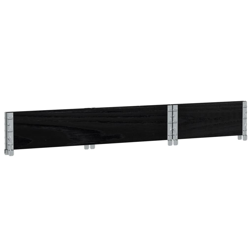 Palletopzetrand 100x50 cm massief grenenhout zwart is nu te koop bij PeponiXL, paradijselijk wonen!