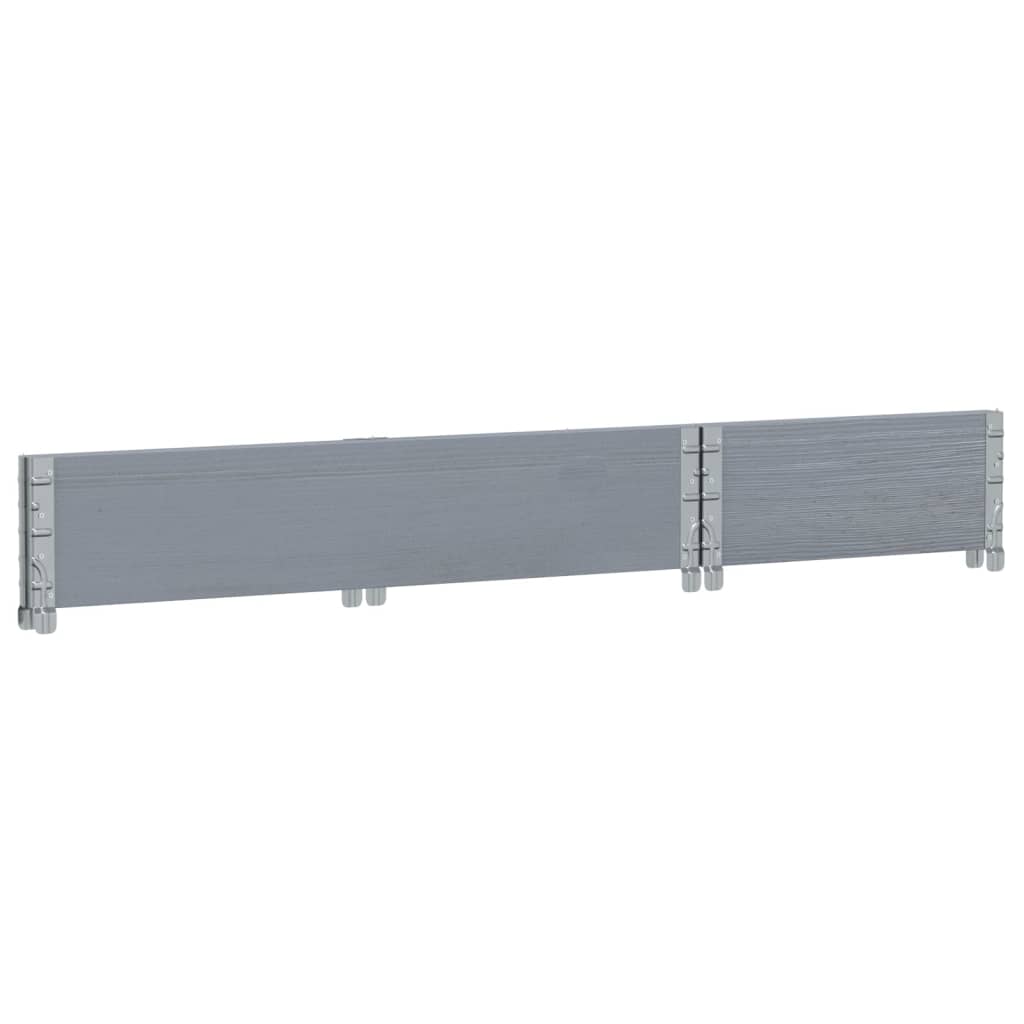 Palletopzetrand 100x50 cm massief grenenhout grijs is nu te koop bij PeponiXL, paradijselijk wonen!