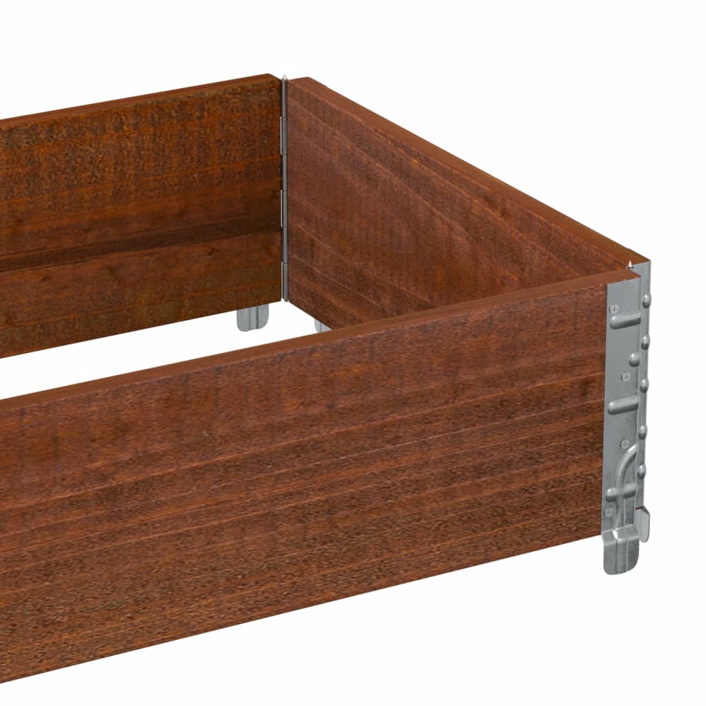 Palletopzetrand 100x50 cm massief grenenhout bruin is nu te koop bij PeponiXL, paradijselijk wonen!