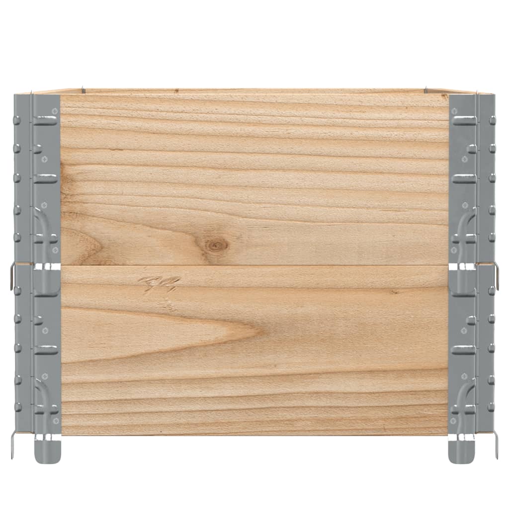 Palletopzetranden 2 st 100x50 cm massief grenenhout is nu te koop bij PeponiXL, paradijselijk wonen!