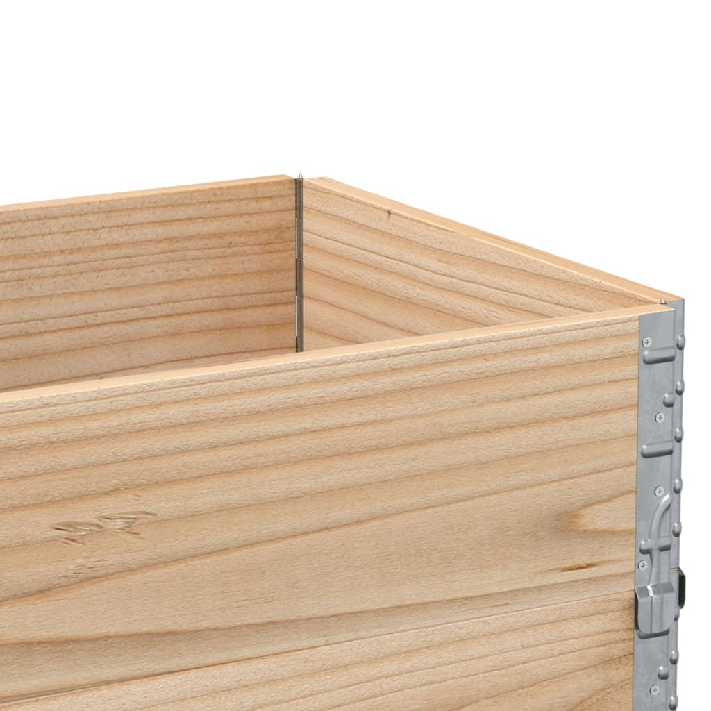 Palletopzetranden 2 st 100x50 cm massief grenenhout is nu te koop bij PeponiXL, paradijselijk wonen!