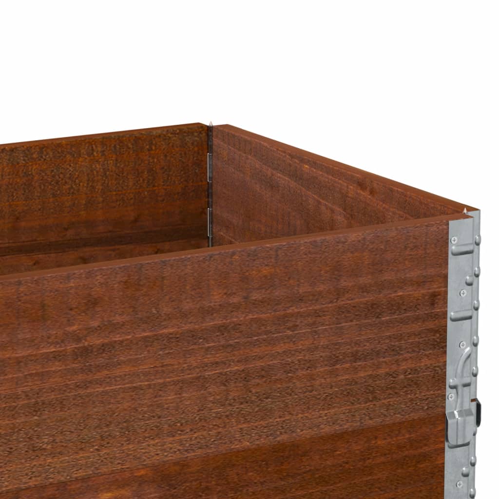 Palletopzetranden 2 st 100x50 cm massief grenenhout bruin is nu te koop bij PeponiXL, paradijselijk wonen!