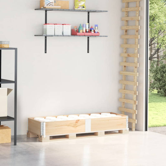 Palletopzetrand 150x50 cm massief grenenhout is nu te koop bij PeponiXL, paradijselijk wonen!