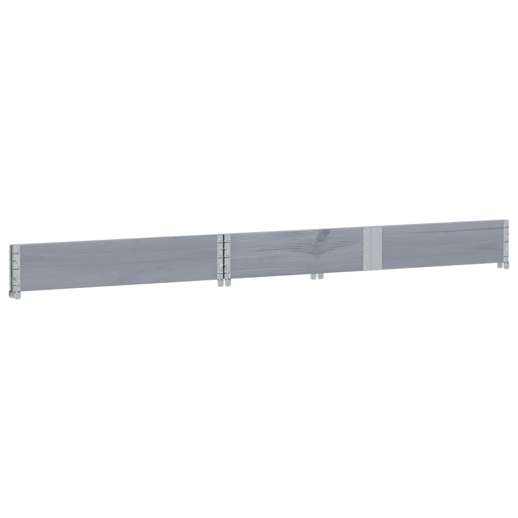 Palletopzetrand 150x50 cm massief grenenhout grijs is nu te koop bij PeponiXL, paradijselijk wonen!
