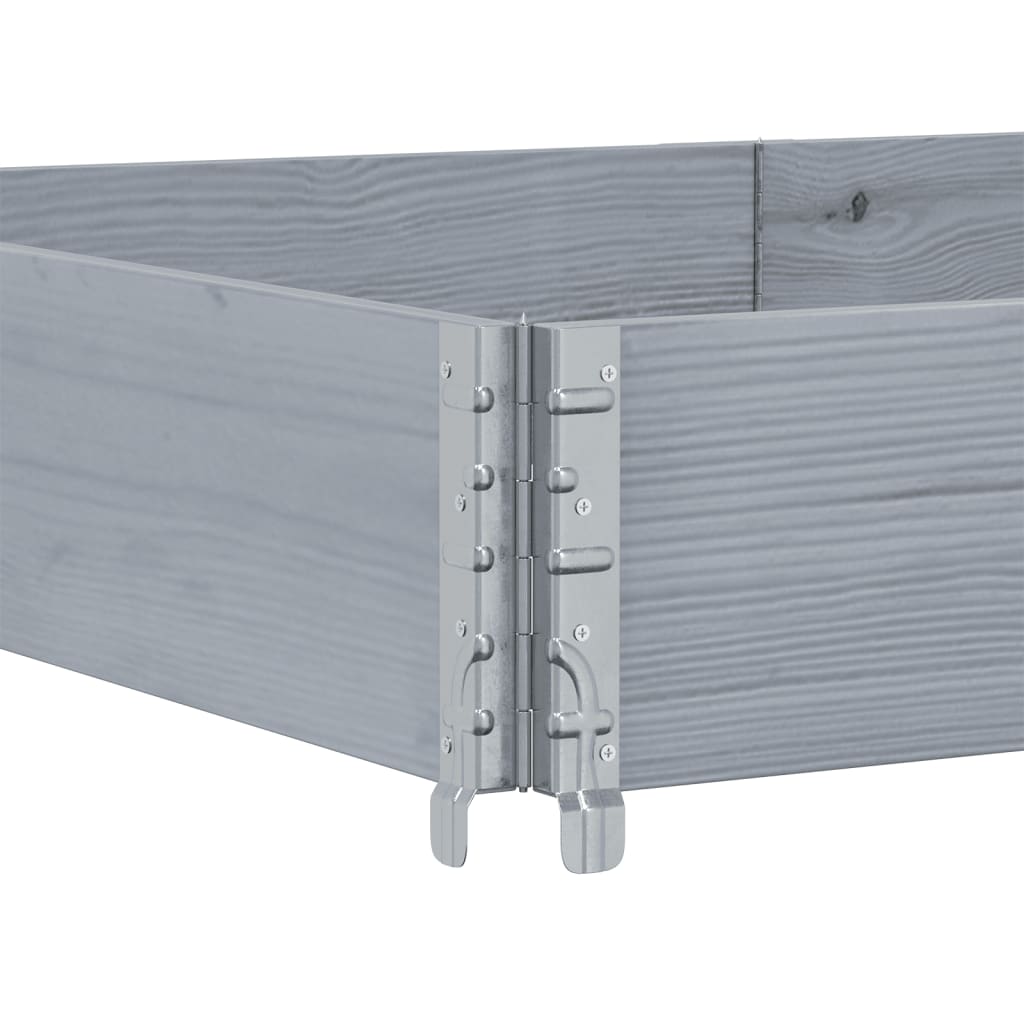 Palletopzetrand 150x50 cm massief grenenhout grijs is nu te koop bij PeponiXL, paradijselijk wonen!