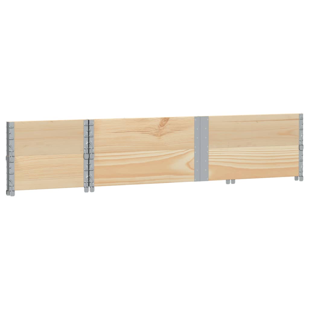 Palletopzetranden 2 st 150x50 cm massief grenenhout is nu te koop bij PeponiXL, paradijselijk wonen!