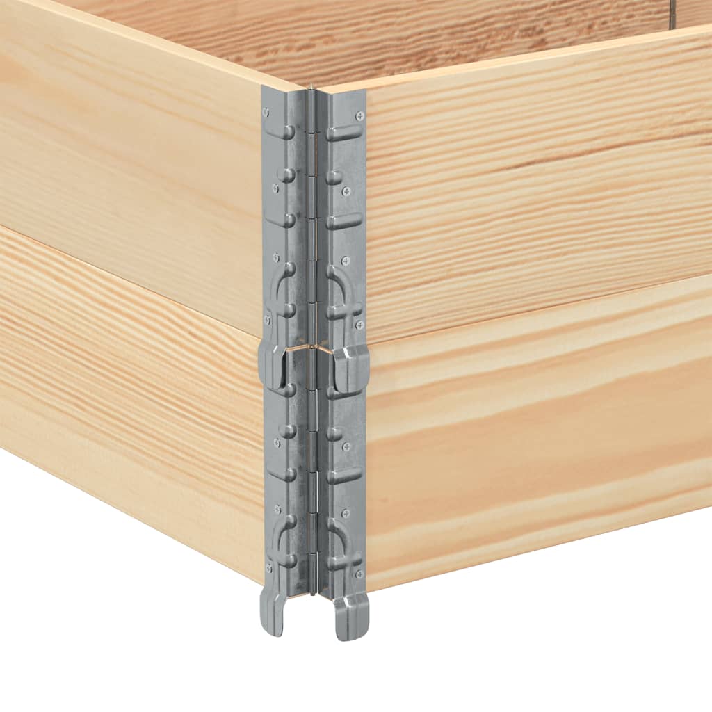 Palletopzetranden 2 st 150x50 cm massief grenenhout is nu te koop bij PeponiXL, paradijselijk wonen!