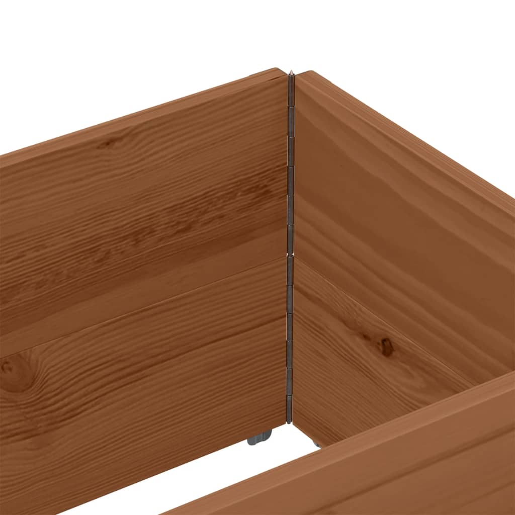 Palletopzetranden 2 st 150x50 cm massief grenenhout bruin is nu te koop bij PeponiXL, paradijselijk wonen!