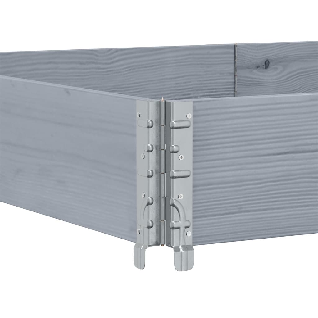 Palletopzetrand 150x100 cm massief grenenhout grijs is nu te koop bij PeponiXL, paradijselijk wonen!
