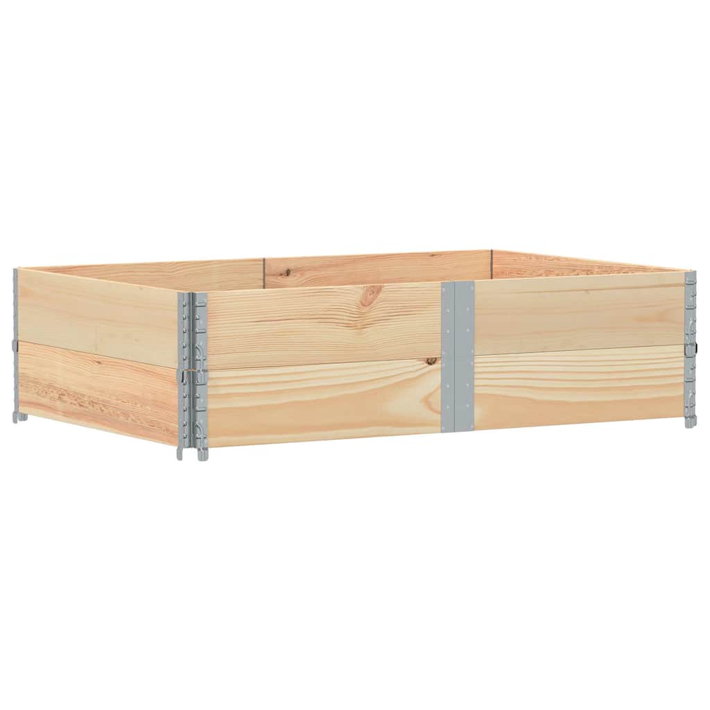 Palletopzetranden 2 st 150x100 cm massief grenenhout is nu te koop bij PeponiXL, paradijselijk wonen!