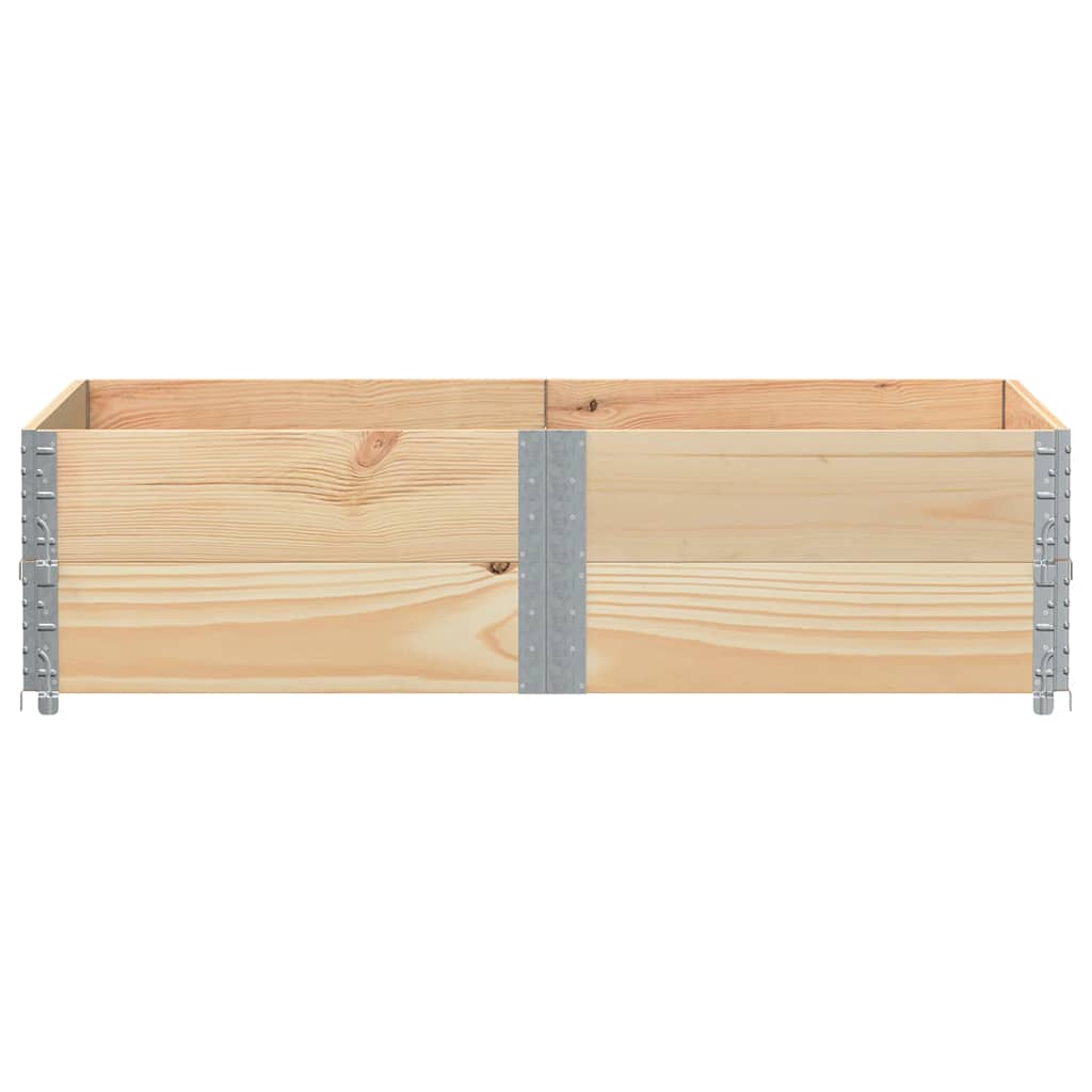 Palletopzetranden 2 st 150x100 cm massief grenenhout is nu te koop bij PeponiXL, paradijselijk wonen!