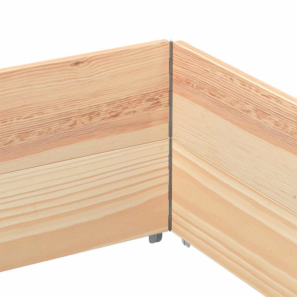 Palletopzetranden 2 st 150x100 cm massief grenenhout is nu te koop bij PeponiXL, paradijselijk wonen!