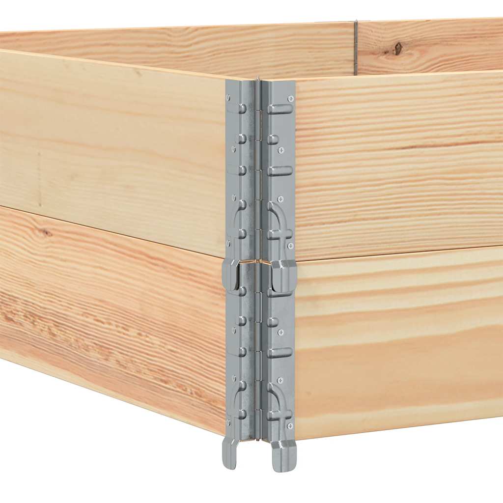 Palletopzetranden 2 st 150x100 cm massief grenenhout is nu te koop bij PeponiXL, paradijselijk wonen!