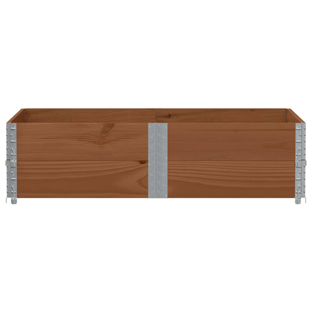 Palletopzetranden 2 st 150x100 cm massief grenenhout bruin is nu te koop bij PeponiXL, paradijselijk wonen!