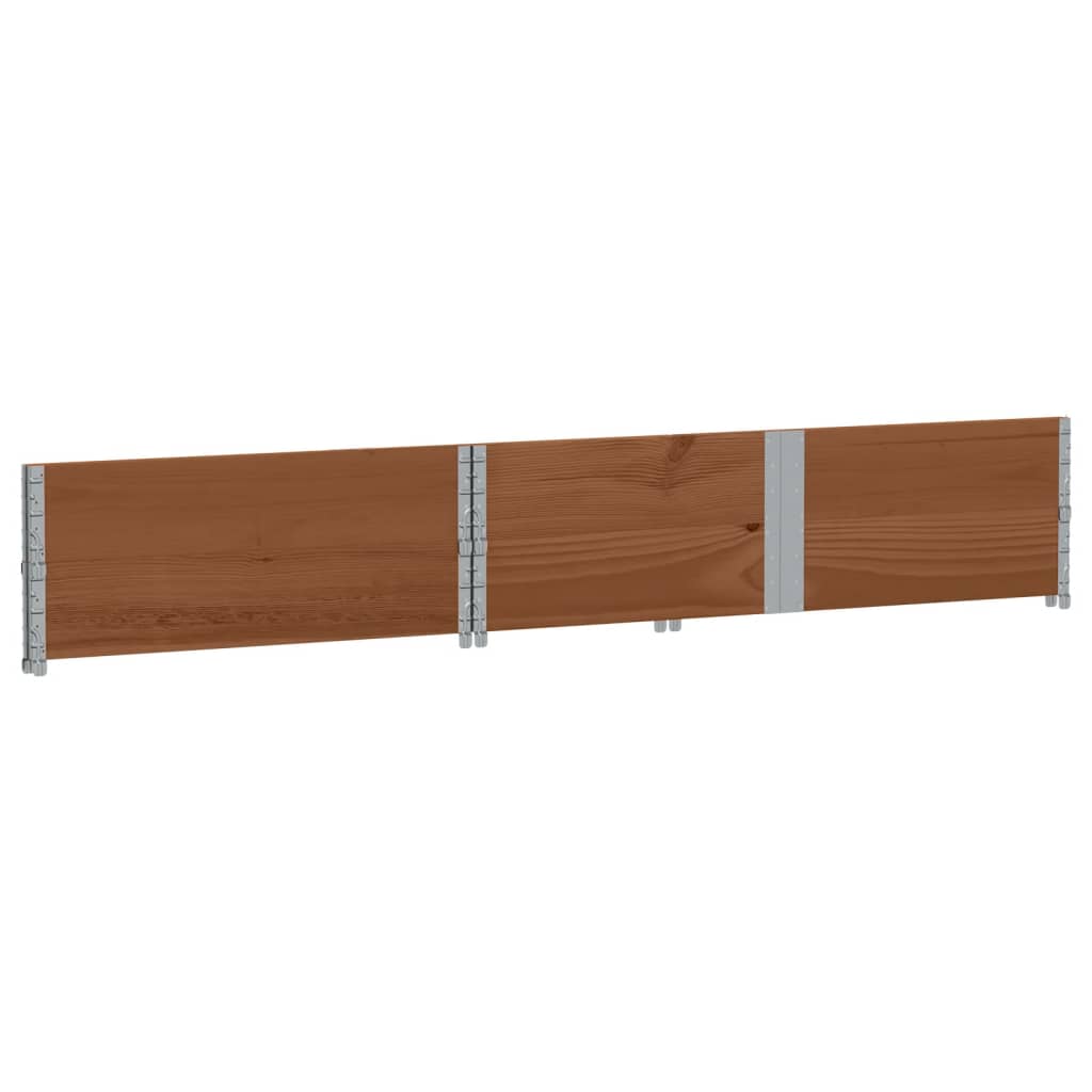Palletopzetranden 2 st 150x100 cm massief grenenhout bruin is nu te koop bij PeponiXL, paradijselijk wonen!